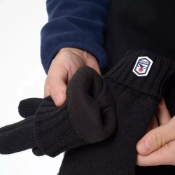 Перчатки Oshhamaho Knitted Gloves Black