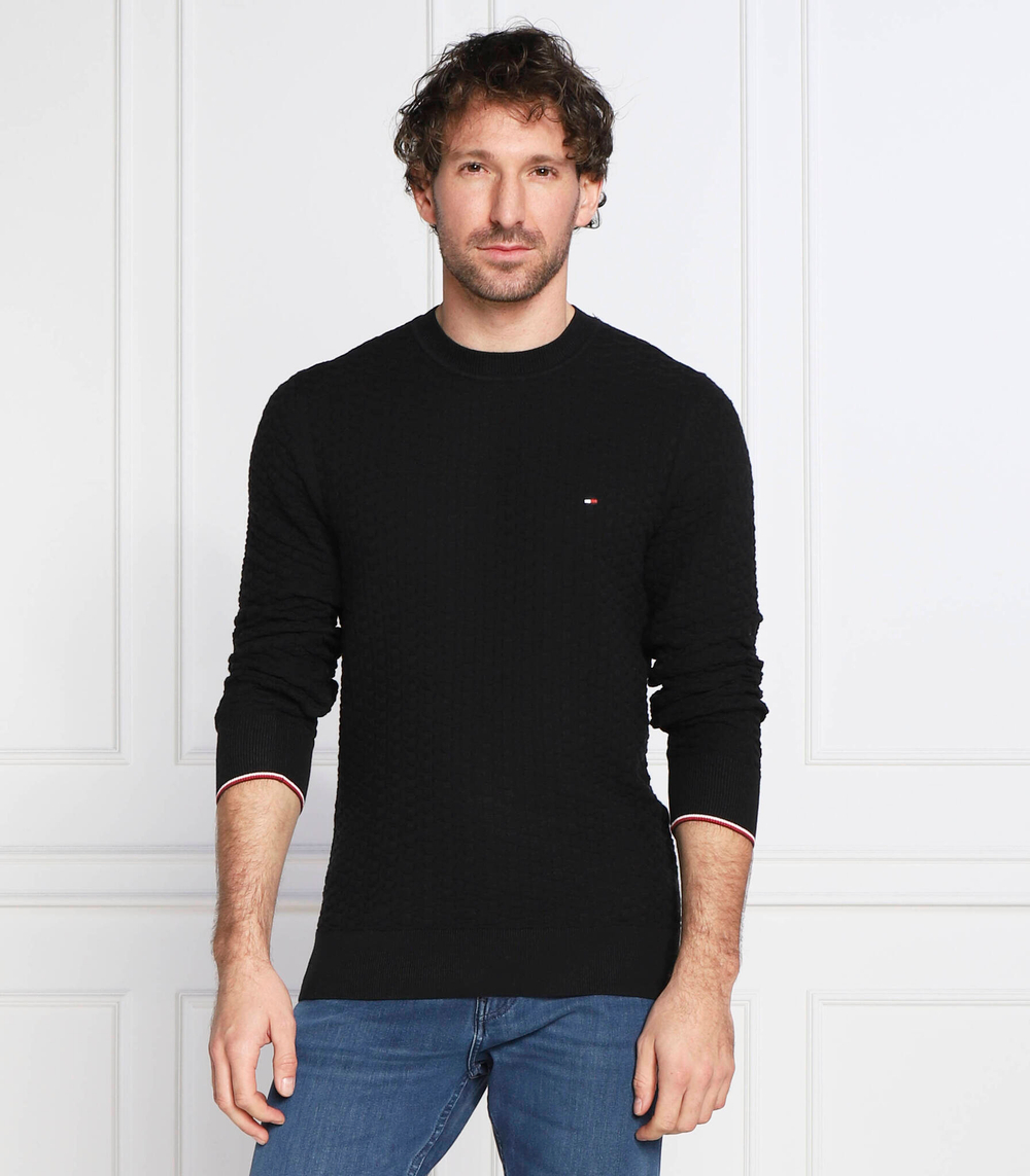 свитер exaggerated Tommy Hilfiger - черный(MW0MW28111)