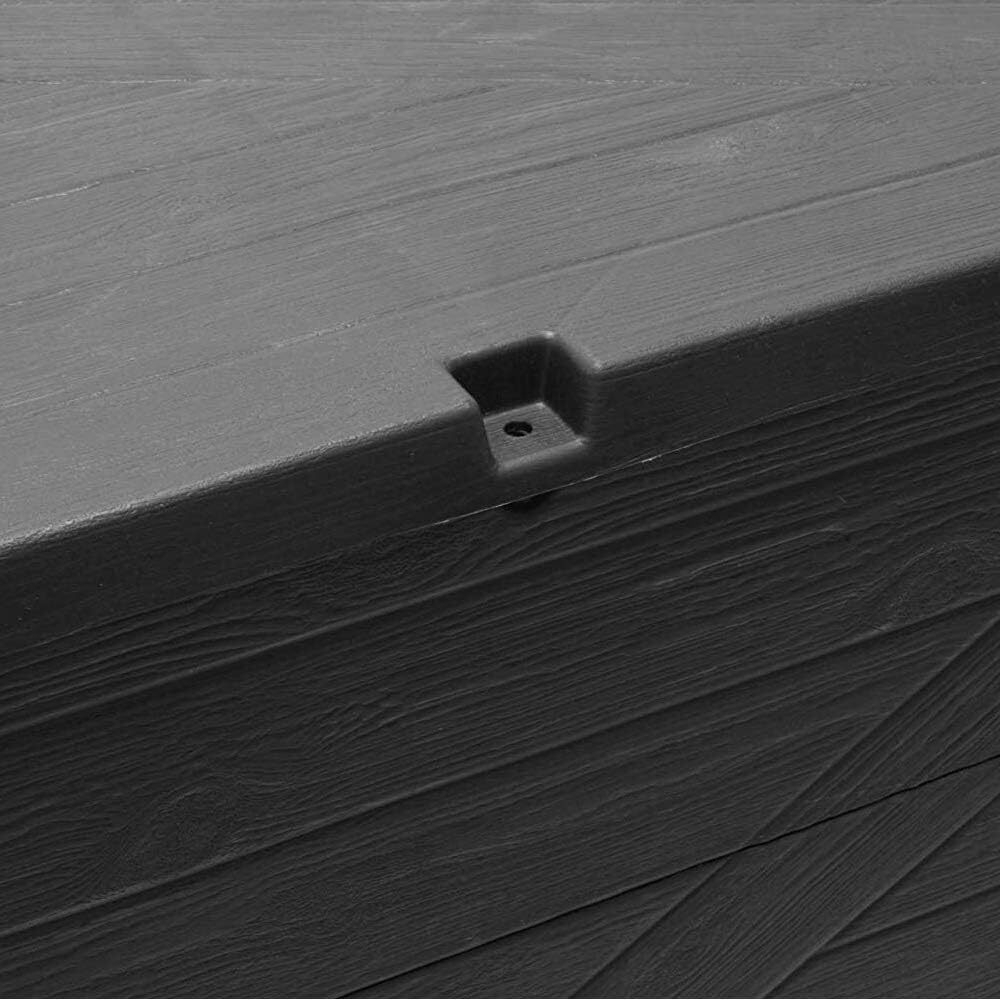 Пластиковый сундук Toomax Multibox Wood 420 л anthracite