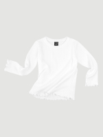 Лонгслив для девочки Mjölk White