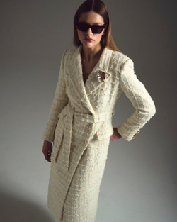 Пальто из твида