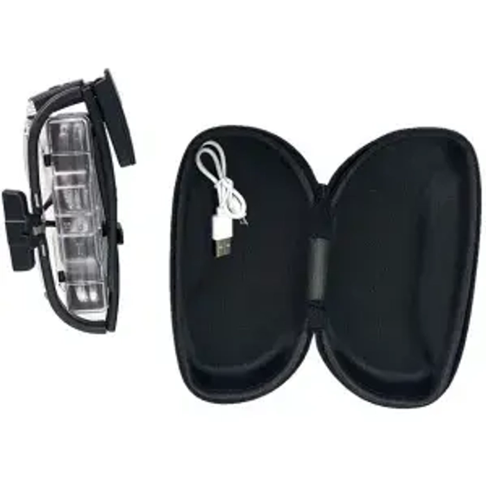 Лупа Kromatech налобная 1,5/2/2,5/3,5/4/4,5x, аккумуляторная, с подсветкой (2 LED) 11642DC