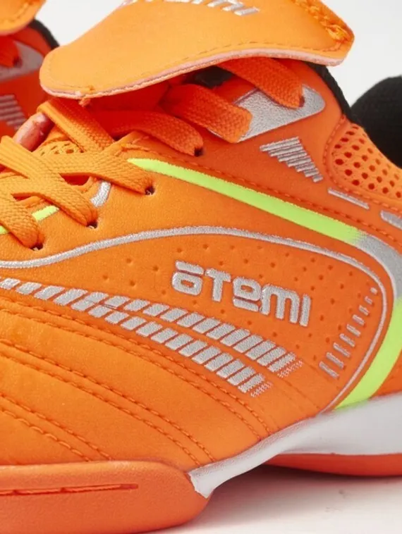 Бутсы футбольные Atemi SD300 INDOOR, синтетическая кожа, цвет оранжевый, размер 40