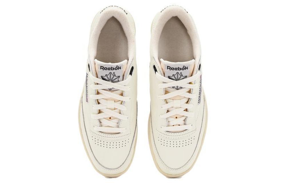 Reebok Club C comfortable non-slip wear-resistant low-top sneakers for men and women the same beige