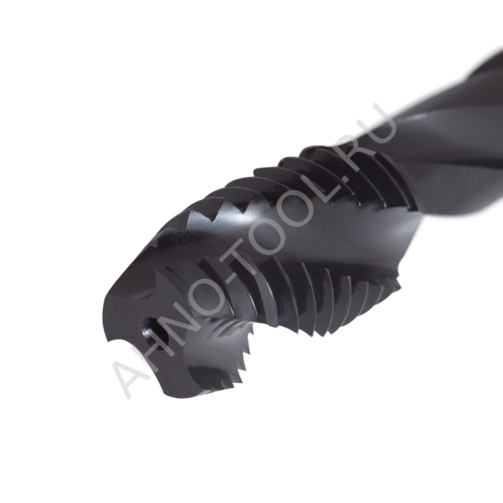 Метчик м/р М12х1,75 Р6М5/М2 DIN376 BLACK OXIDE, с винтовой канавкой, ТОЧИНТЕХ