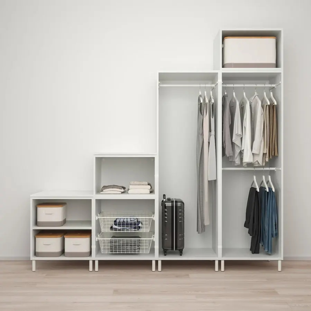 Платяной шкаф - PLATSA/FONNES/IKEA/ ПЛАТСА/ФОННЕС ИКЕА,300x57x241 см, белый