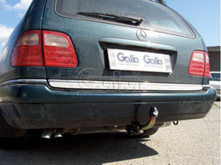 Оцинкованный фаркоп на Mercedes E-Class s210 универсал 1996-2003 (без электрики), Galia M027C