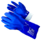 Перчатки Gward Sandy с полным покрытием ПВХ синего цвета