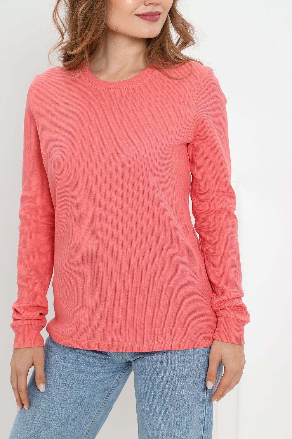 Джемпер женский Лонг-3 Виотекс КОРАЛЛОВЫЙ