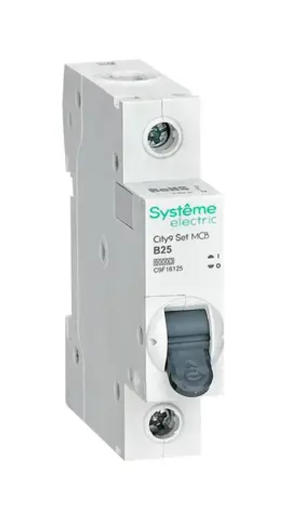 City9 Set Автоматический выключатель (АВ) B 25А 1P 6kA 230В