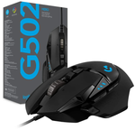 Игровая мышь Logitech G G502 Hero, черный