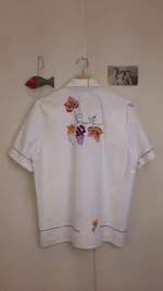 Рубашка Soeurs с Кистями Винограда 2/Fall Grape Short Sleeve 2 белая