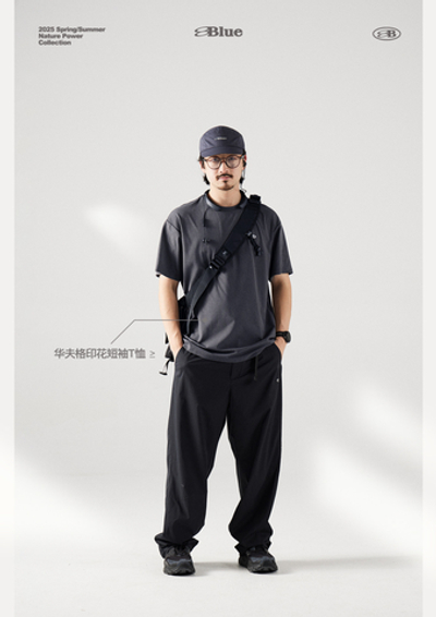 Брюки Nothomme Blue Spring/Summer New MICROFT Breathable Moisture-Permeable Suit Pants Floating Grid Sun-Protective Water-Repellent Lightweight