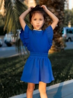 Костюм для девочки с юбкой