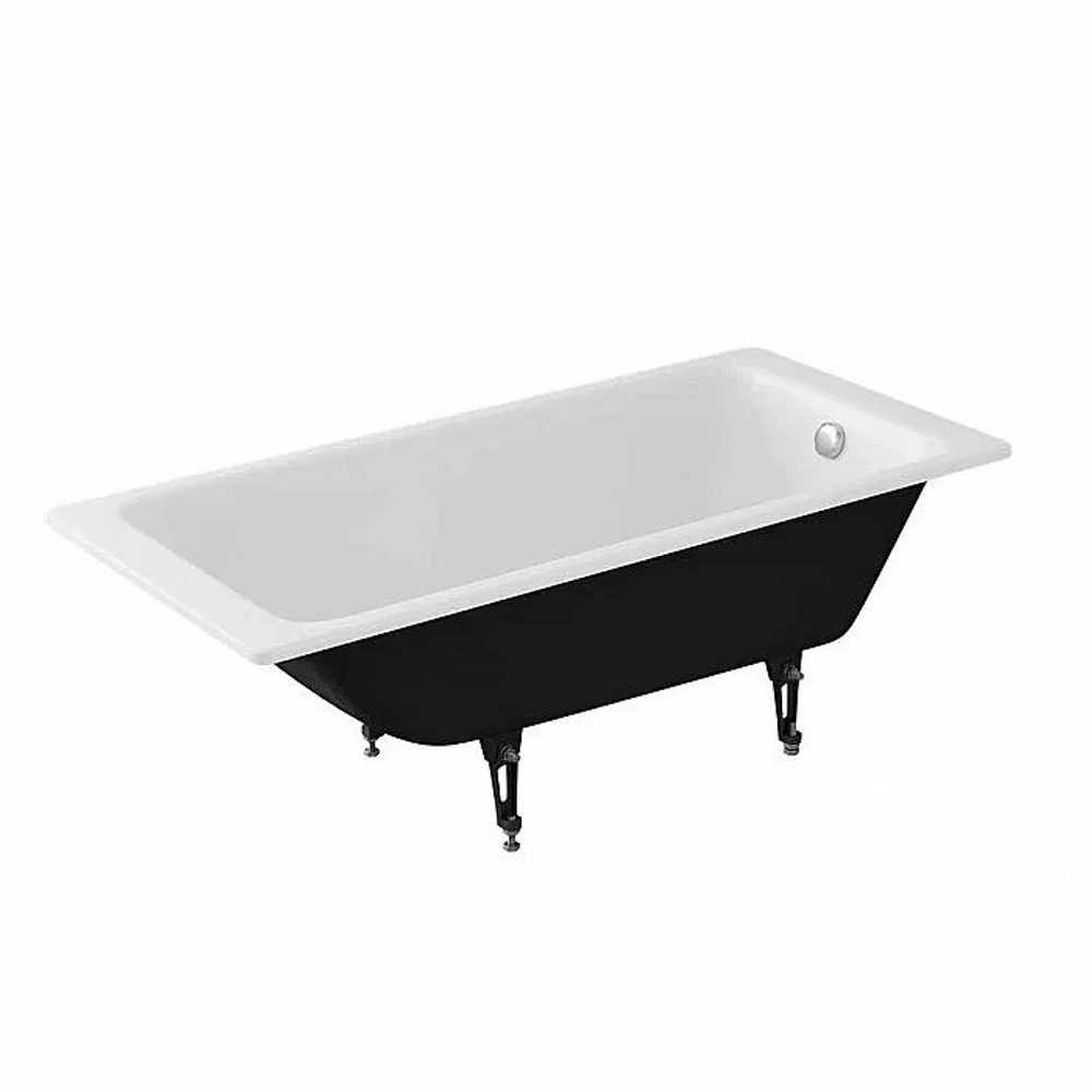 Ванна чугунная Delice PARALLEL Comfort DLR220504R-AS 160x70 белая с ручками
