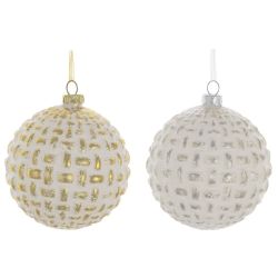 GAEM Украшение новогоднее Шар "Винтаж", D 8 см, L8 W8 H8 см, 2в.