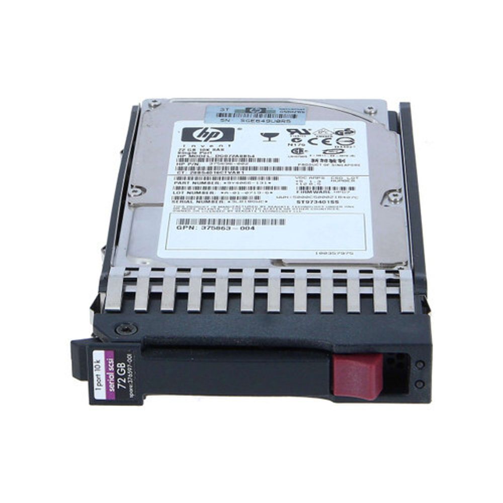 Жесткий диск HP INTEGRITY 72Gb (U300/10000/16Mb) SP SAS 2,5&quot; AD141A