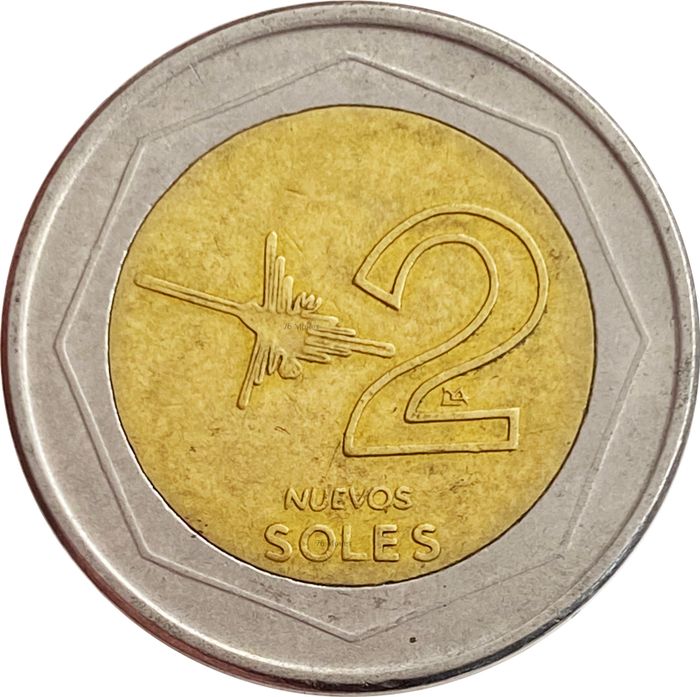 2 новых соля 1994-2009 Перу