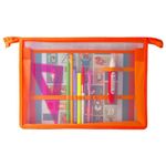 Папка для труда BRAUBERG, А4, 2 отделения, молния сверху, органайзер, "Лесные жители", 228207