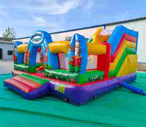 Коммерческий надувной батут «Царство зверей 2», 5x5x2.8 м.