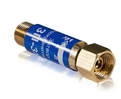 Затвор предохранительный КЕДР ЗП-3К (кислород), на вход резака /горелки, М16х1,5