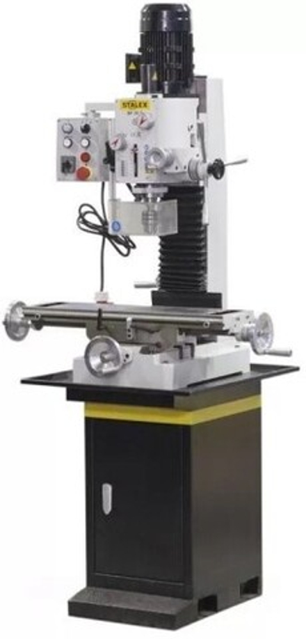 Станок фрезерно-сверлильный STALEX BF30G 700х190 мм, 1,1 квт, 380в, 190 кг, c подставкой