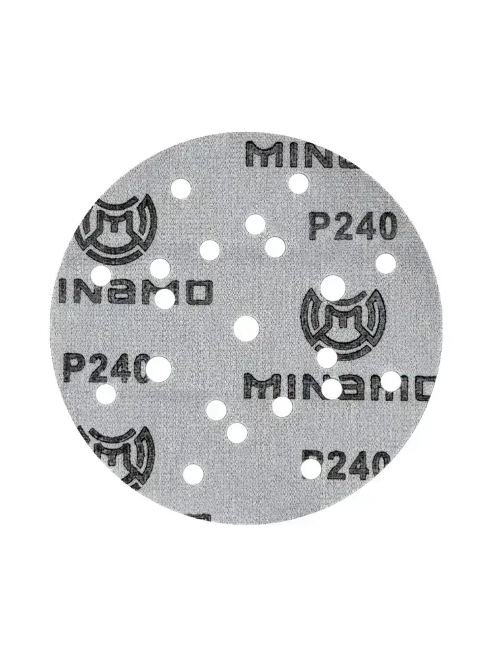 150мм P240 10шт. Шлифовальный абразивный круг для шлифовки под липучку Minamo Heavy Duty PF