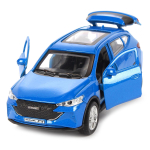 Модель ин. мет. "Haval F7" 12см, двери, багаж, синий, в коробка F7-12-BU (Технопарк)