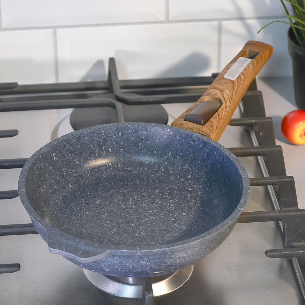 Сковорода 18см Premium blue со съемной ручкой