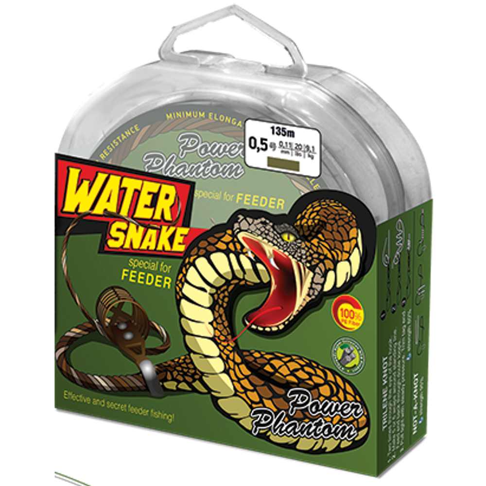 Шнур Power Phantom WaterSnake PE 135м Camo-Brown -