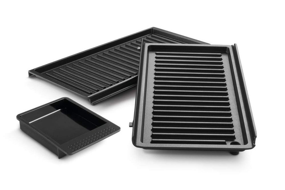 Комплект пластин DLSK153 Delonghi SW12 для электрогриля 5523110001