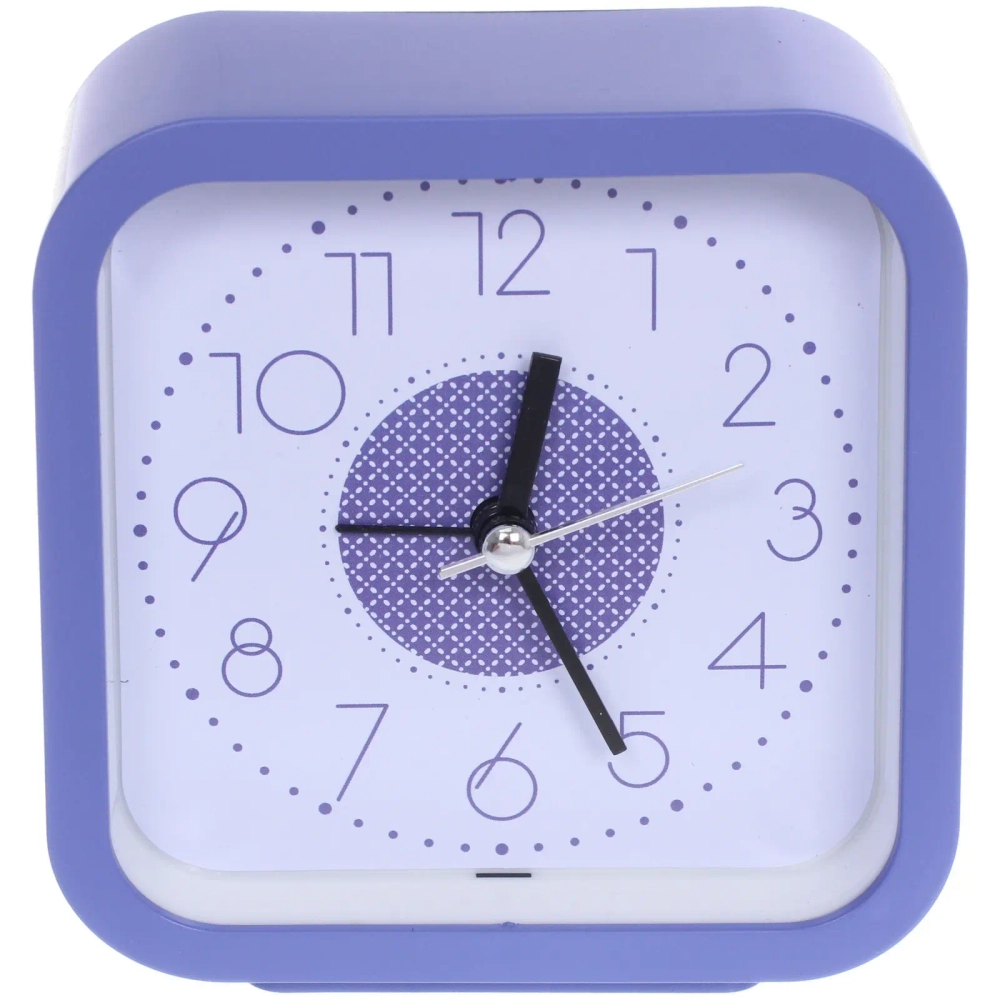 Будильник «Авалон» 10*10*4,3см, микс цветов