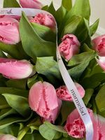 Тюльпаны кружевные - ярко-розовый цвет