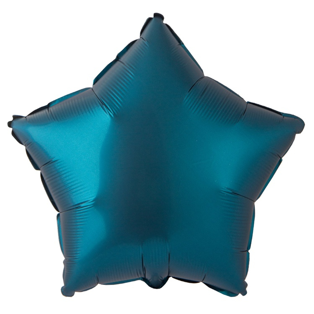 Шар фольгированный Звезда 46 см (Сине-Зелёный)