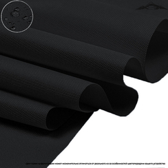 Ткань Оксфорд 600D WR/PU 1000 Черный