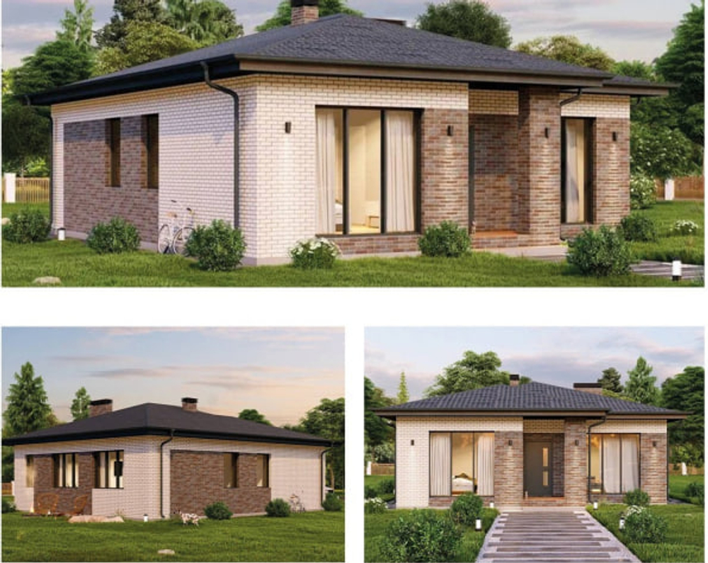 Проект Дома 93,1 кв. м К-66