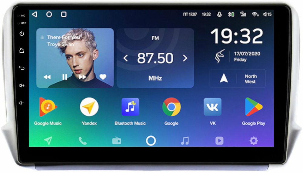 Магнитола для Peugeot 208 A9 2012-2019, 2008 A94 2013-2019 - Teyes SPRO+ монитор 10" IPS на Android 10, ТОП процессор, 4Гб+64Гб, 4G SIM-слот