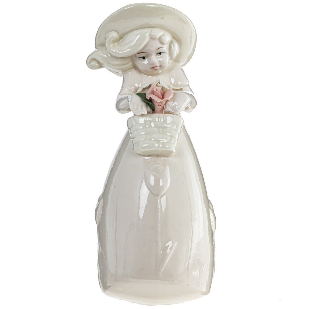 GAEM Фигурка декоративная "Девочка с цветами", L8 W7 H15 см