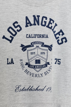 ZARA ФУТБОЛКА В СТИЛЕ ПРЕППИ С ВОЛАНАМИ, СЕРЫЙ МЕЛАНЖ