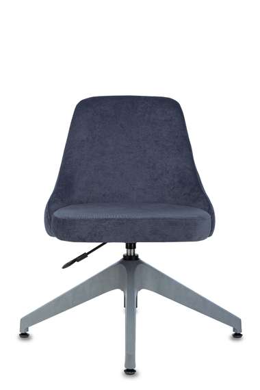 Кресло Бюрократ CH-340GLZ синий Light-27 крестов.4-луч. пластик пластик серый