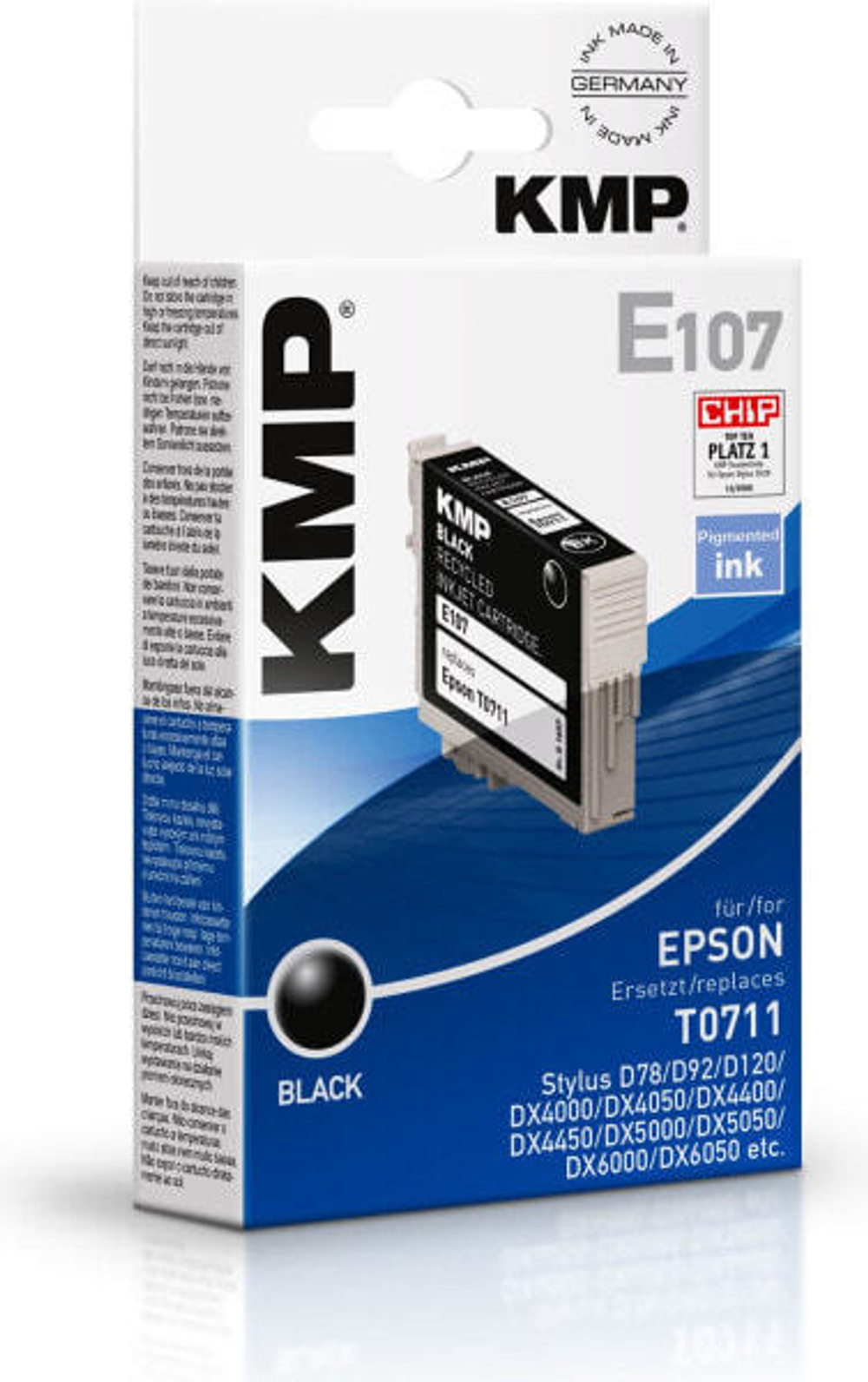 KMP 1607,4001 струйный картридж Черный 1 шт