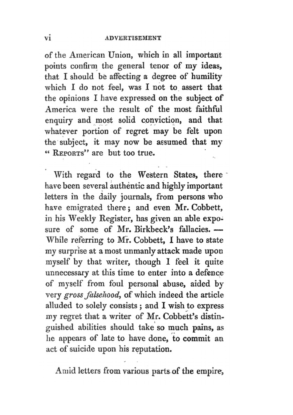 Sketches of America, a Narrative of a Journey Through the Eastern and Western States, with Remarks On Mr. Birkbeck's 'notes' and 'letters' (Third Edition) | Fearon Henry Bradshaw