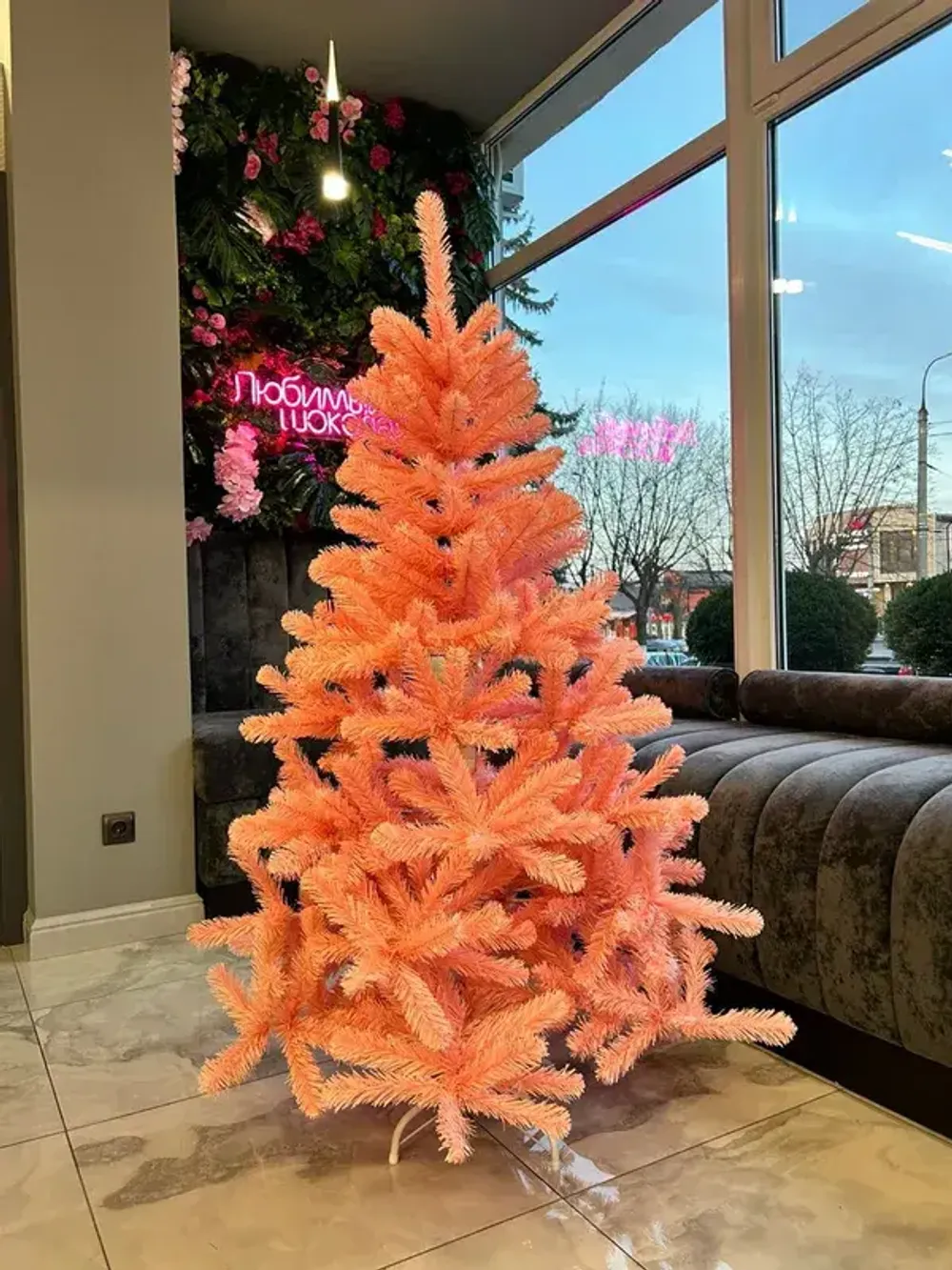 Искусственная розовая елка «Фламинго» (пвх) 180 см / 1.8 м