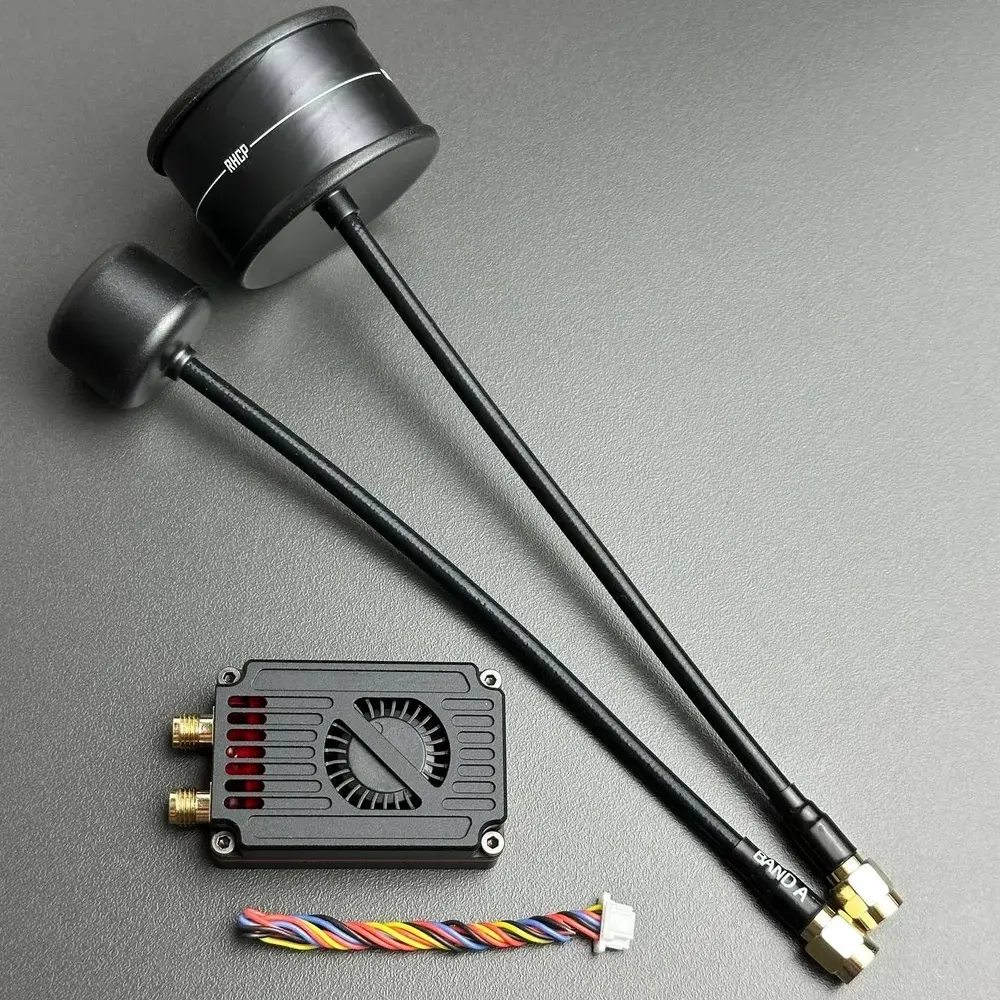 Видеопередатчик RUSHFPV двухдиапазонный VTX 1.3G/3.3G 2.5W + 2 Антенны