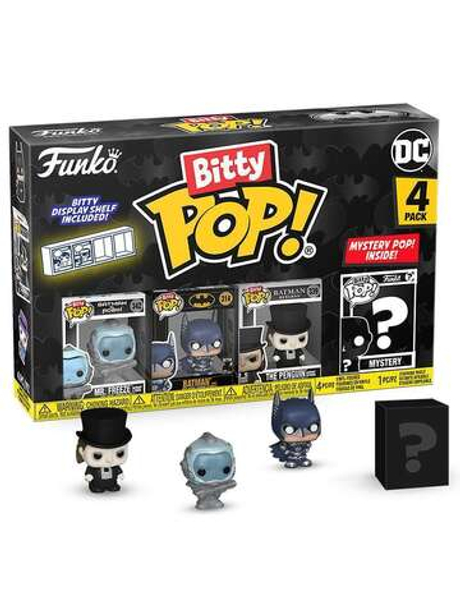 Фигурка Funko Bitty POP! Batman 85th Mr. Freeze+Batman+Penguin+Mystery (1 of 4) 4PK 81129