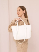 сумка тоут через плечо средняя с двумя ручками