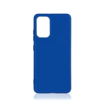 Силиконовый чехол с микрофиброй для Samsung Galaxy A32 blue DF