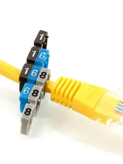 Маркировка для проводов, кабельный маркер, бирки для проводов 1.5мм (150шт.)