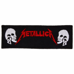 Нашивка Metallica лого/черепа (261)
