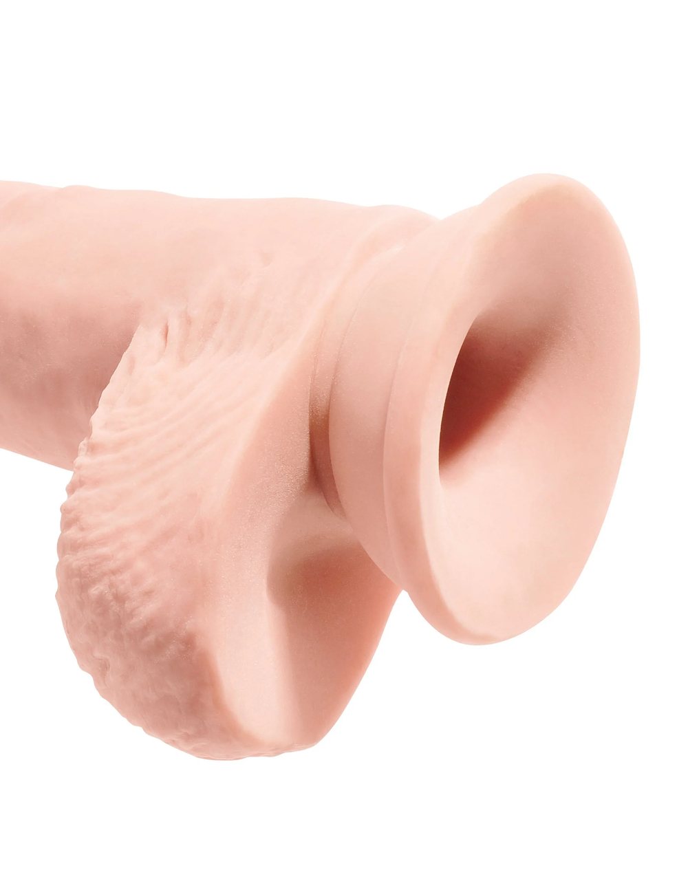 Фаллоимитатор King Cock Plus 10" Triple Density Fat Cock with Balls - Flesh Pipedream 572221PD